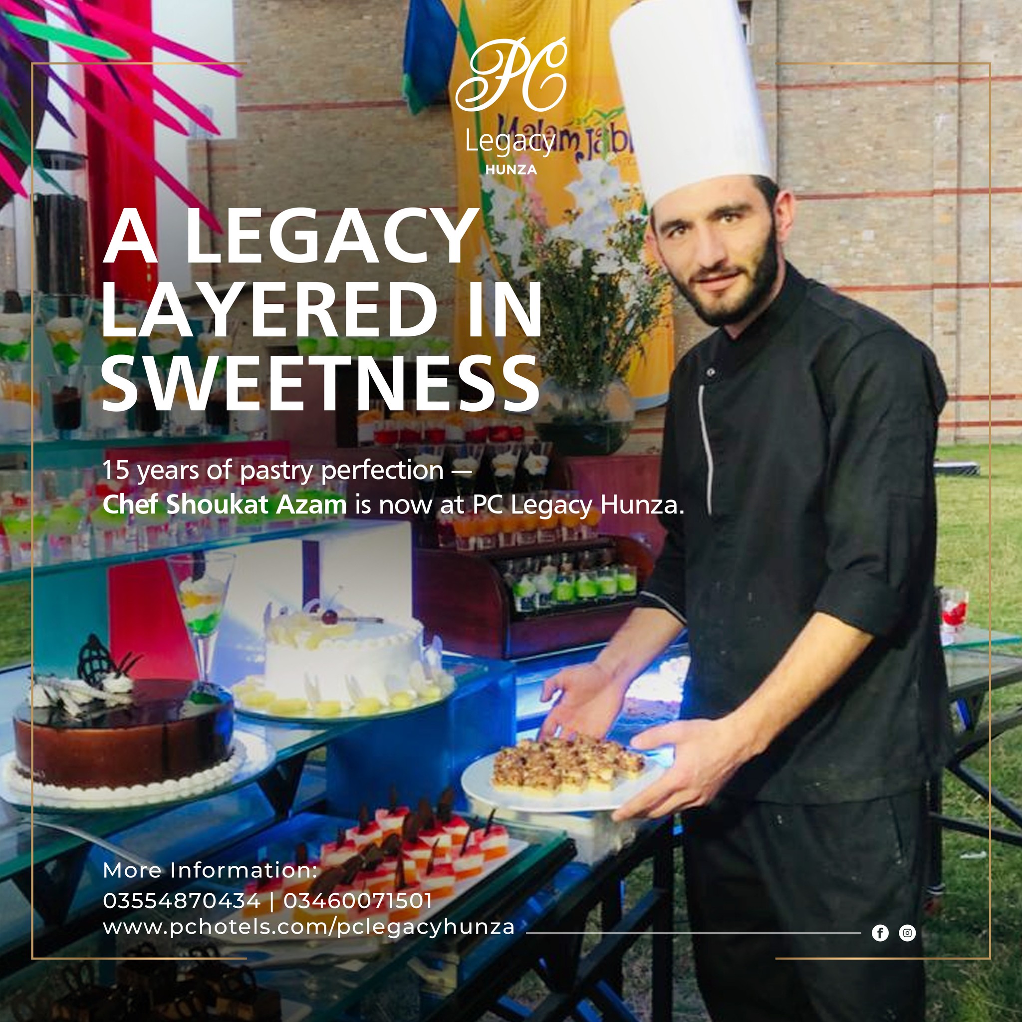 PC Legacy Hunza - A legacy layered in sweetness 🍰 Join us... | Facebook