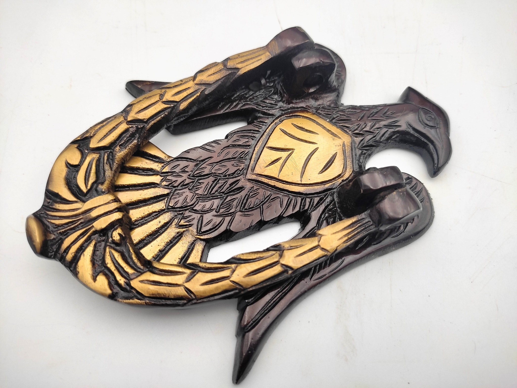 Cast iron eagle for front door decor