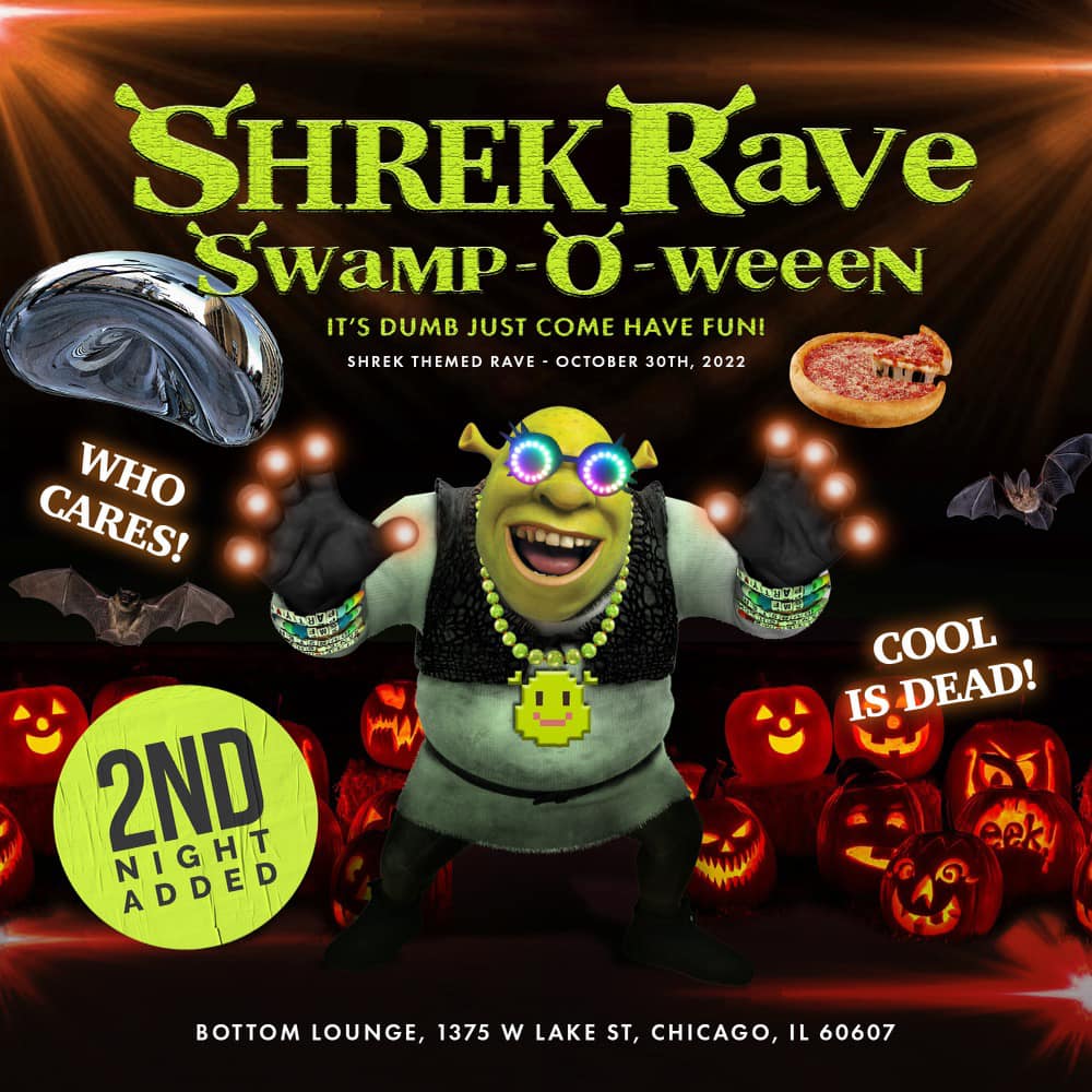 Bottom Lounge - 🎃THIS SUNDAY🎃 Join us for night 2 of Shrek... | Facebook
