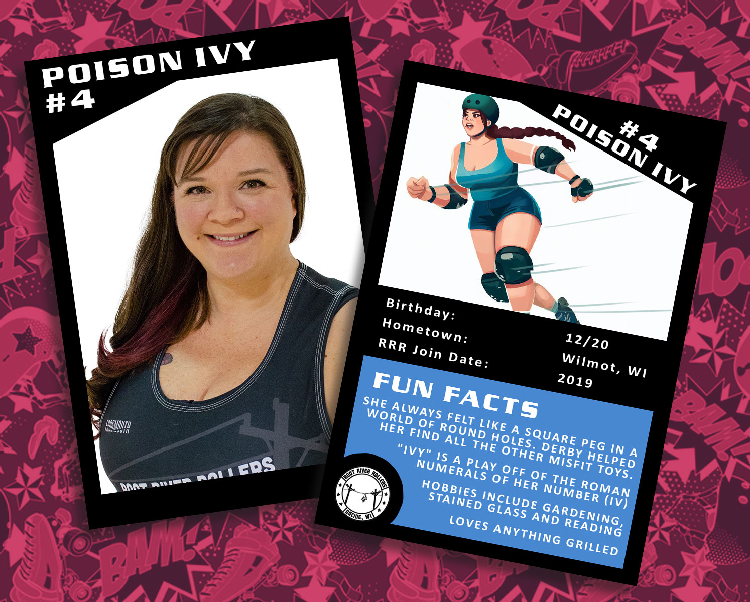 Meet #4 Poison Ivy Ivy is a... - Root River Rollers | Facebook