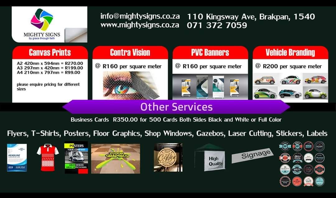Mighty Signs | Brakpan