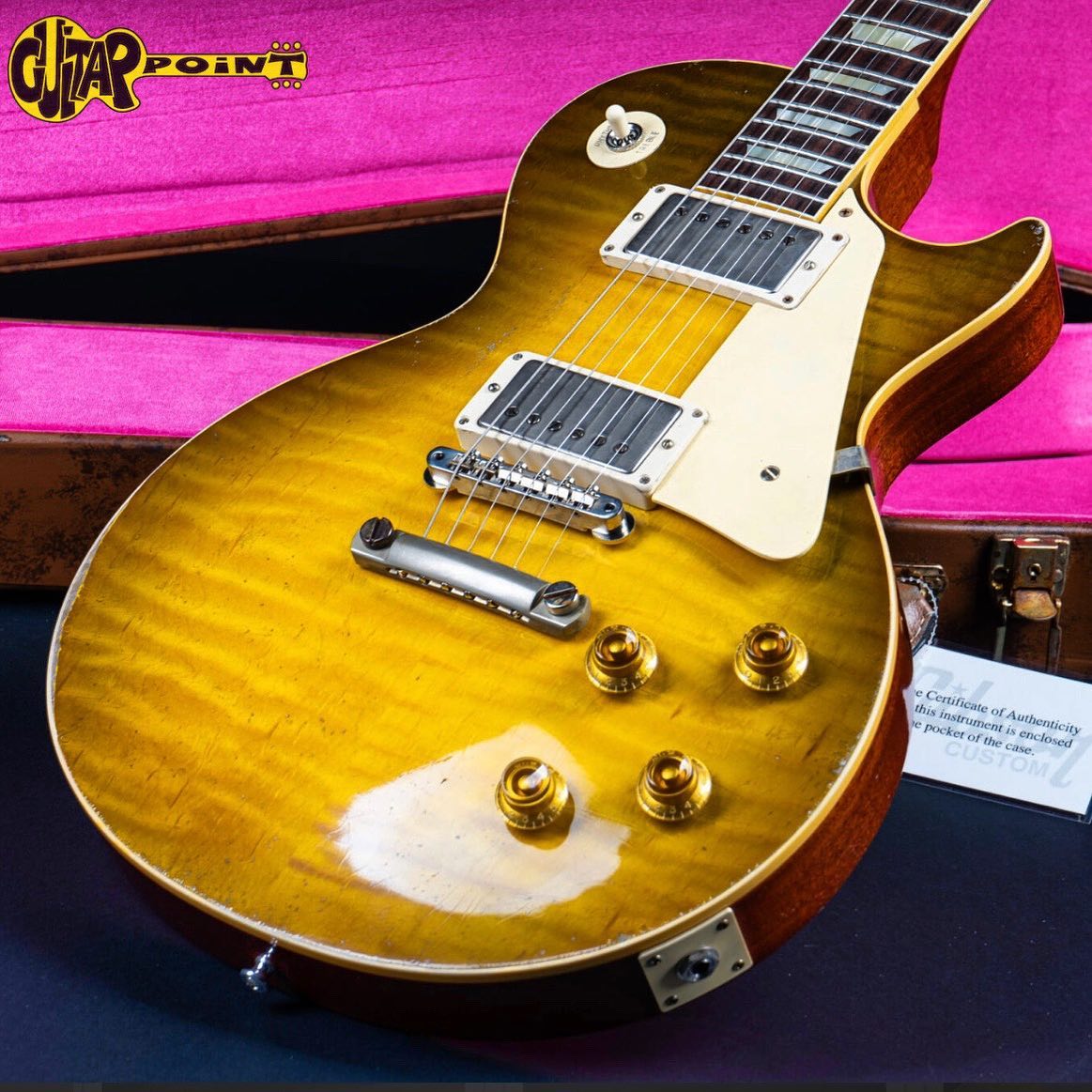 Gibson Custom 1959 Les Paul Standard in Green Lemon Fade