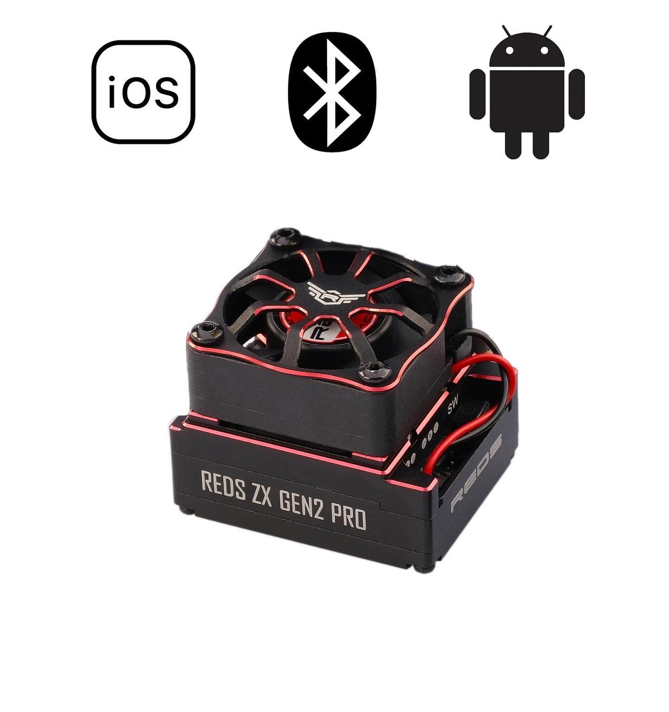 Reds Racing ZX Pro 160A Gen2 Bluetooth ESC for RC cars