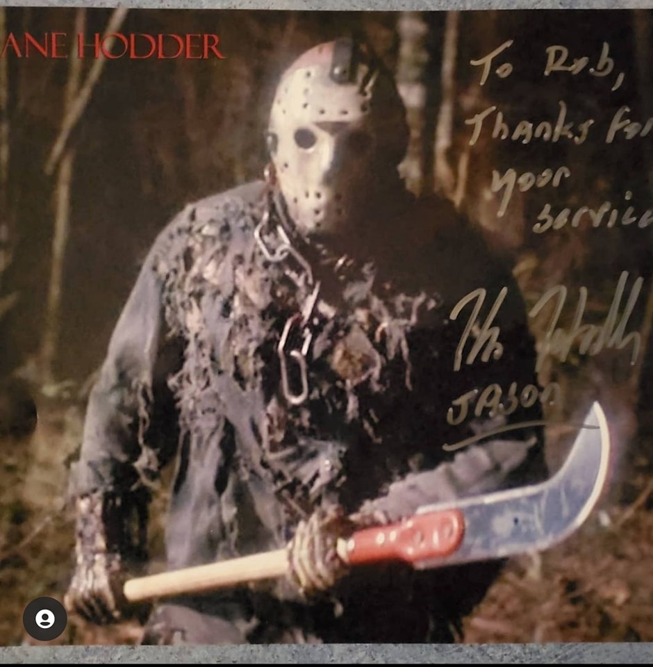 With Autograph by Kane Hodder.