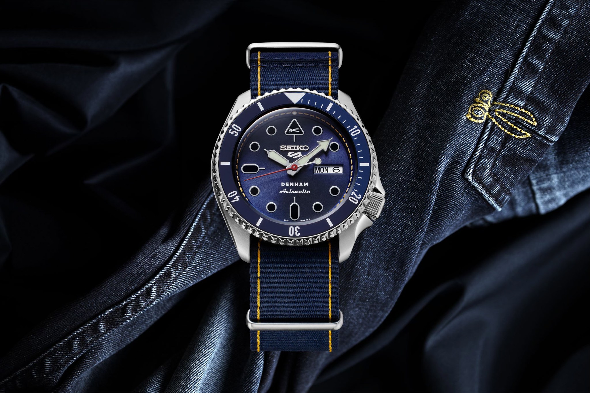 It's here. The Seiko 5 Sports x DENHAM Field Watch just dropped. A