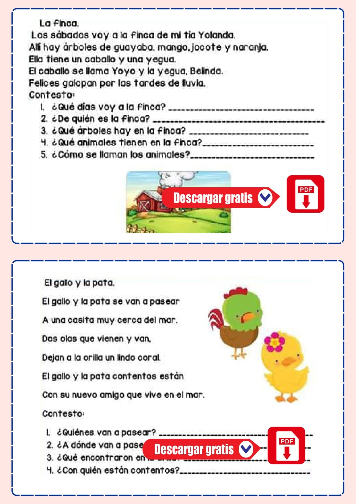 Materiales - CUADERNILLO DE LECTURAS CORTAS PARA NIÑOS LISTOS 1° Y 2 ...