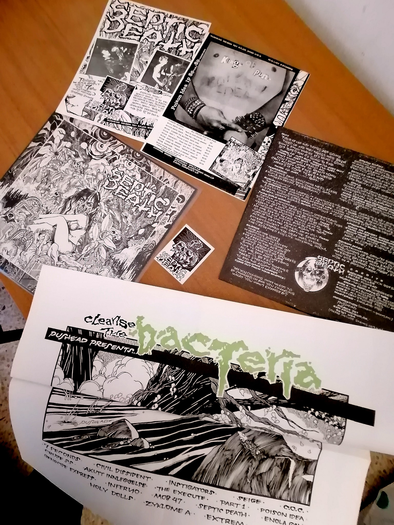 Septic Death reissue records now available at Ragin' Records