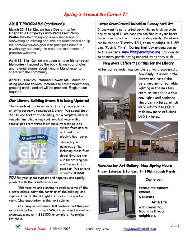 Friends of the Manchester Library | Manchester WA