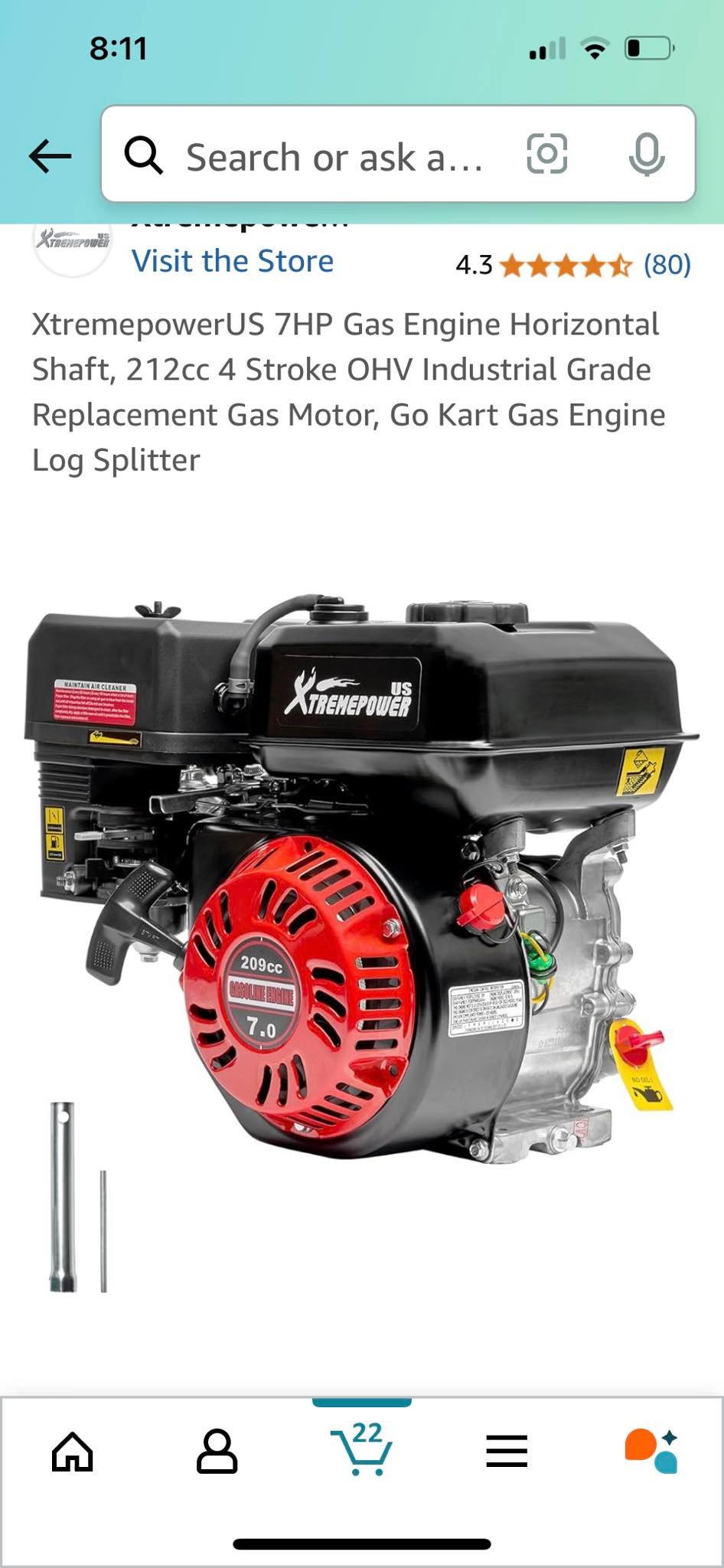 NEW LOW OIL Alert Sensor For Harbor Freight Predator Gasoline Generator Engine $8.99