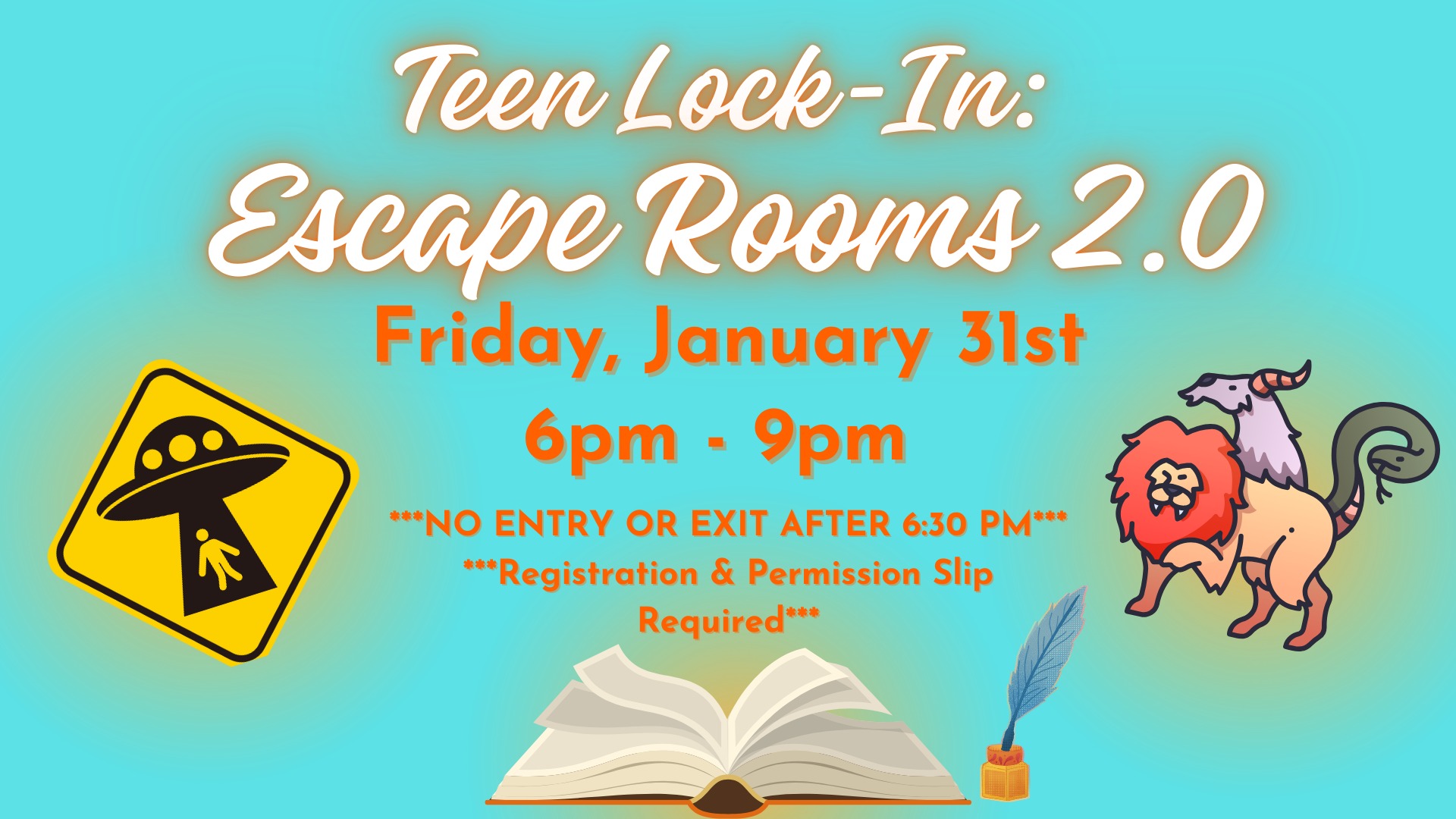 Teen Lock-In Escape Rooms 2.0
