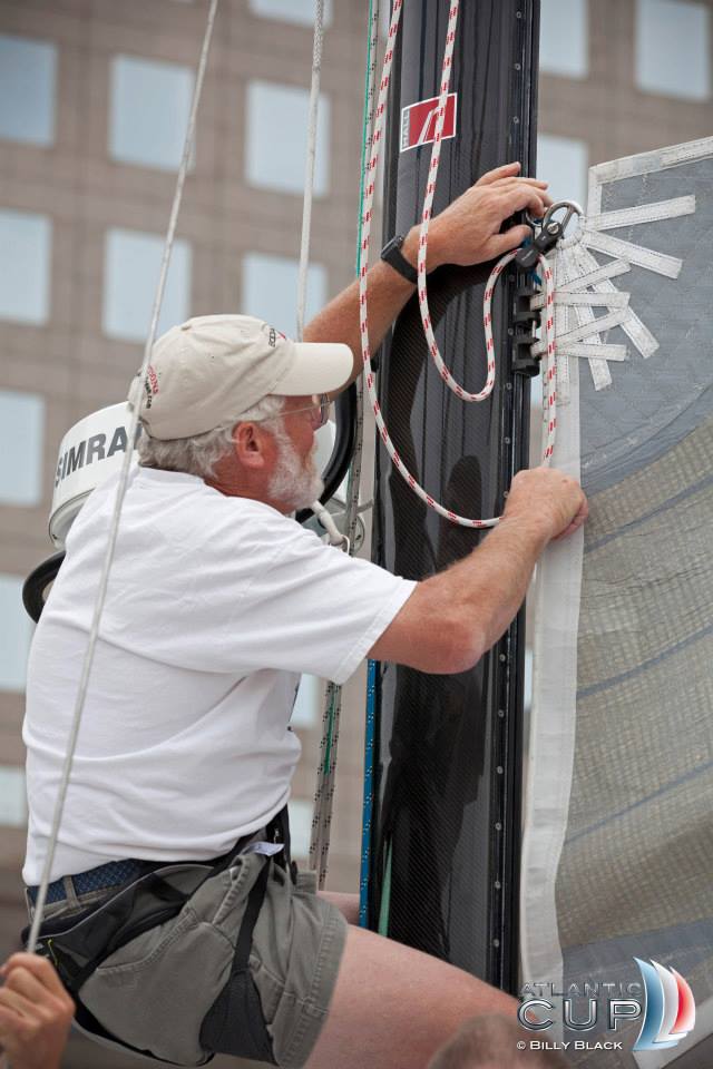 Hall Spars - Here's a great shot of Dave Rearick, owner...