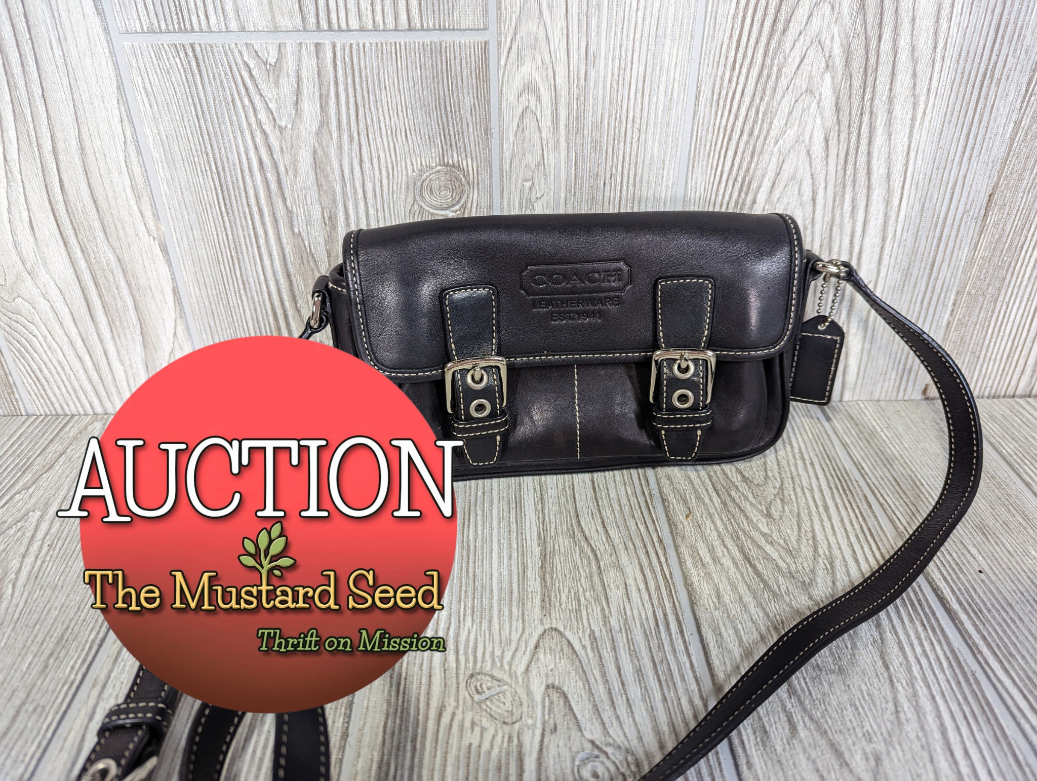Vintage Coach Laurie Flap True Blue Handbag Auction