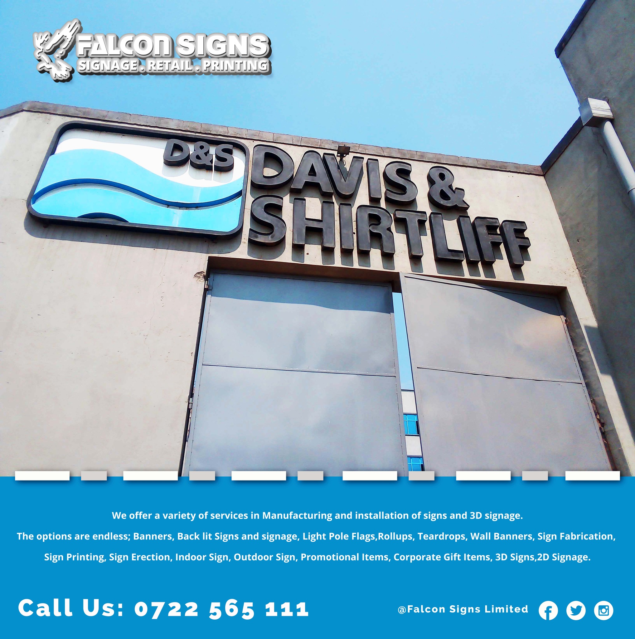 Incorporation of modern signage... - Falcon Signs Limited