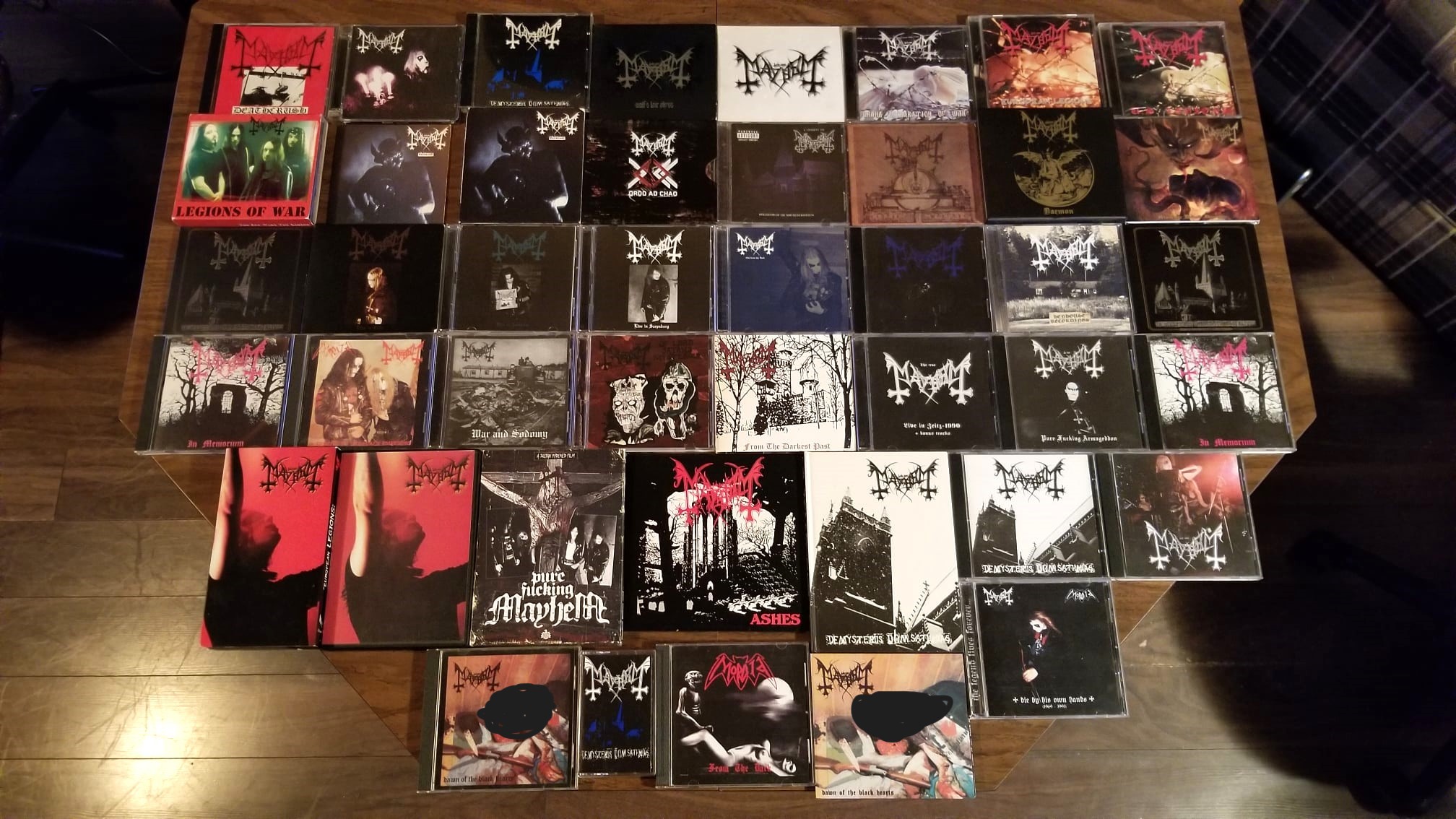 My Mayhem collection in no particular order.