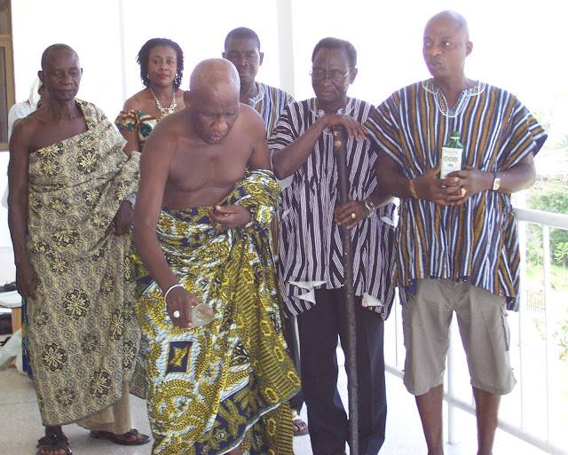 TRIP DOWN Memory LANE - Akuapem elders from ADUKROM in Ghana offering ...