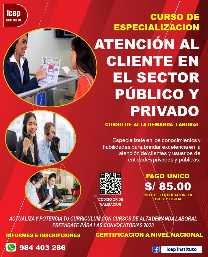 💻 CURSO DE ESPECIALIZACION... - ICEP Instituto Interamericano | Facebook