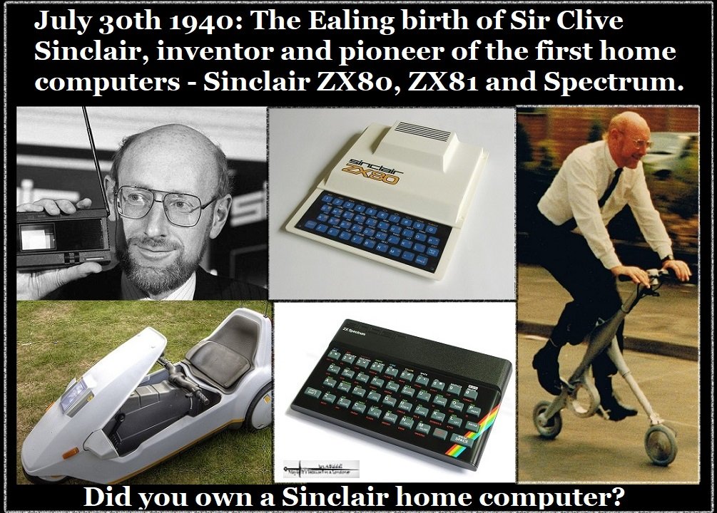 Did you own one of Sir Clive Sinclair's inventions?