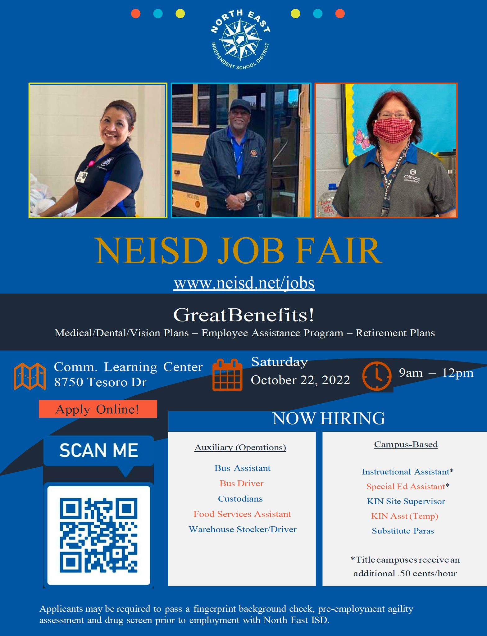 North - Join us at our Classified Job Fair on Saturday, October 22, to ...
