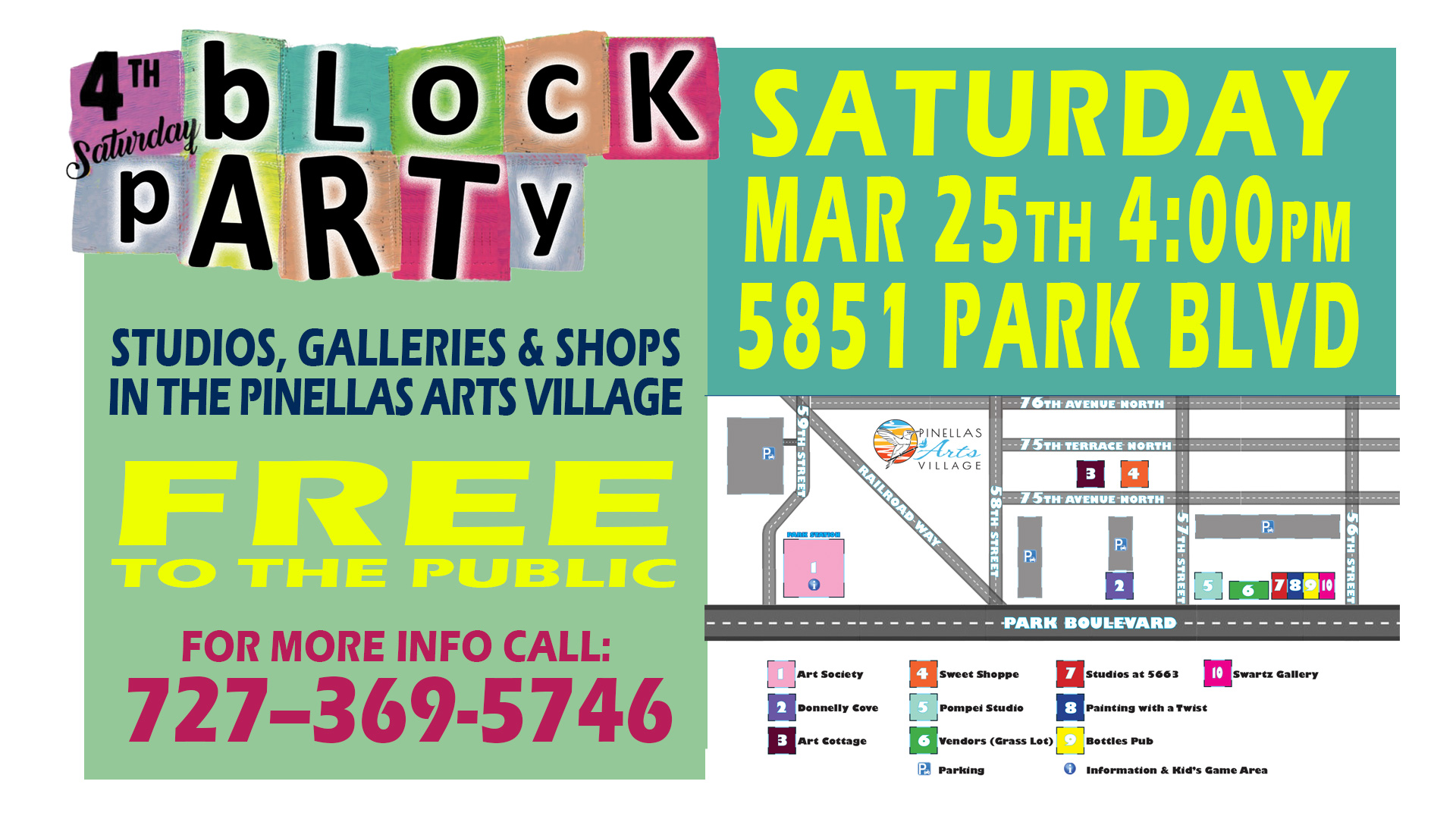 The 4th Saturday Block pARTy... - City of Pinellas Park, FL
