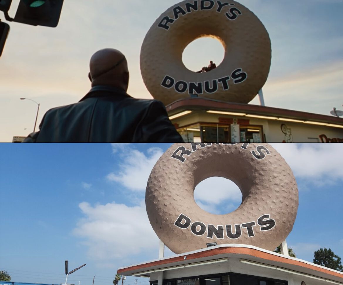 Randy's Donuts from Iron Man 2 (2010) is a real place! While