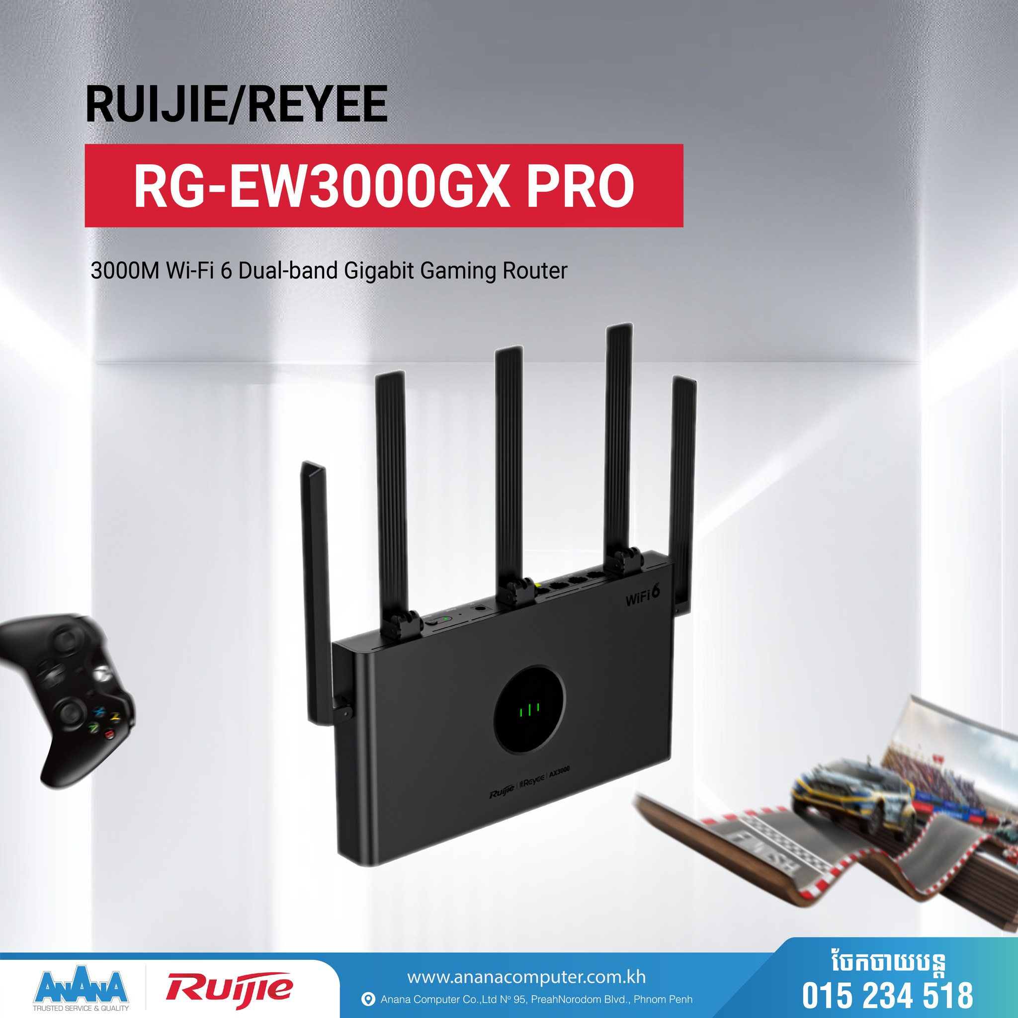 Ruijie - RG-EW3000GX PRO 🌐 Not just a cost-effective Wi-Fi 6 home ...