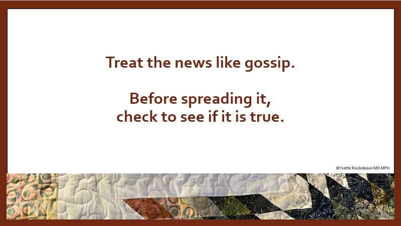 We are aware of a fabricated message circulating online that is