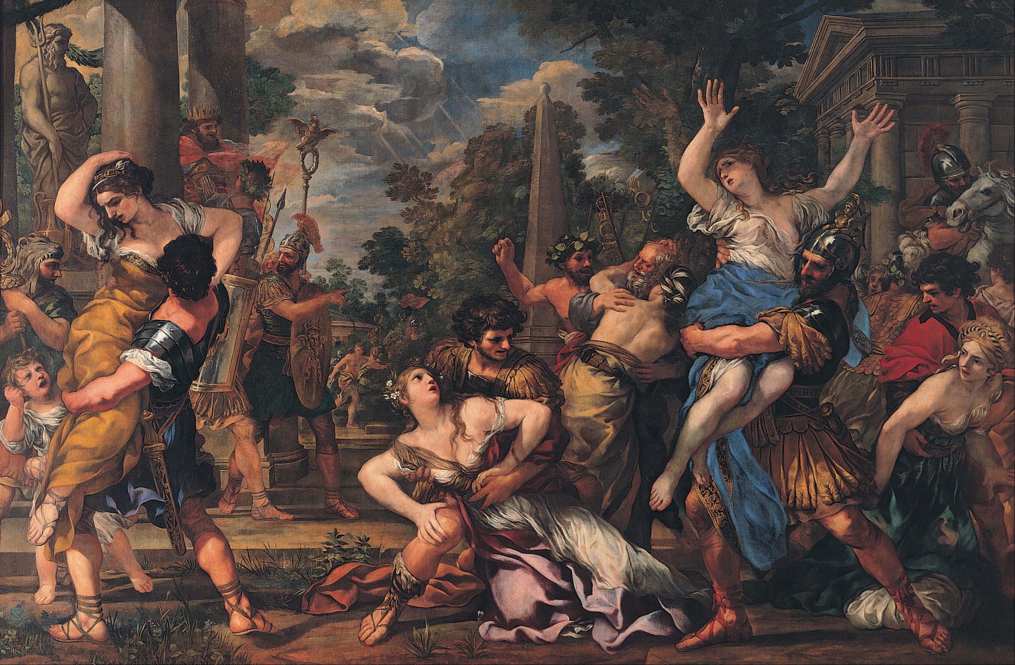 Giovanni - Il Ratto delle Sabine di Pietro da Cortona racconta il ...