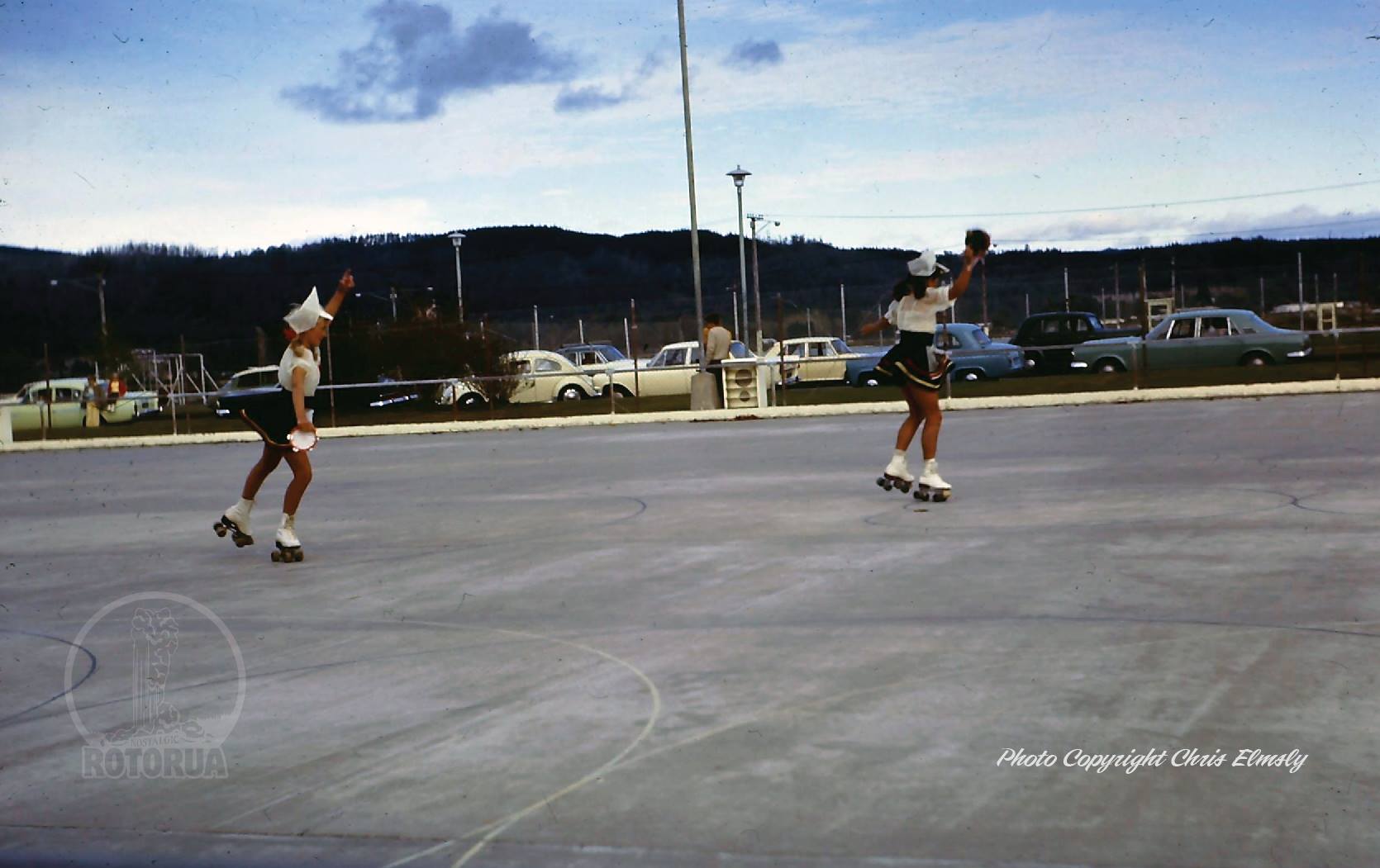 1960s - Outdoor Roller Skating rink in... - Nostalgic Rotorua
