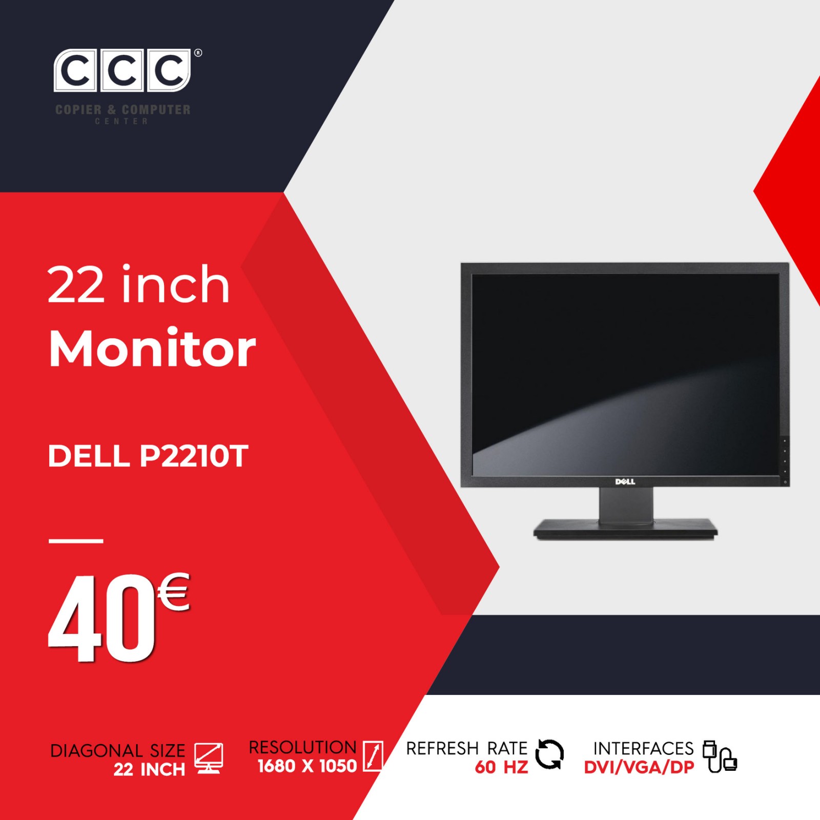 Monitor Dell 22
