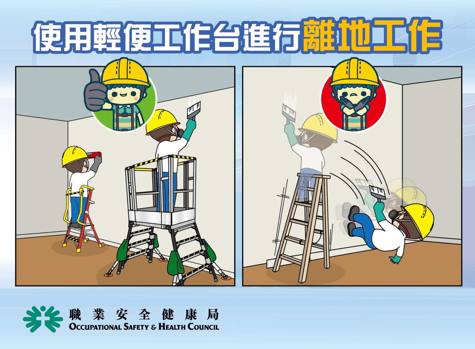 職業安全健康局 - OSHC - 得獎名單公佈【睇《樓盤傳真》📺贏獎品！🎁 仲用A字梯？要用輕便工作台！】... | Facebook