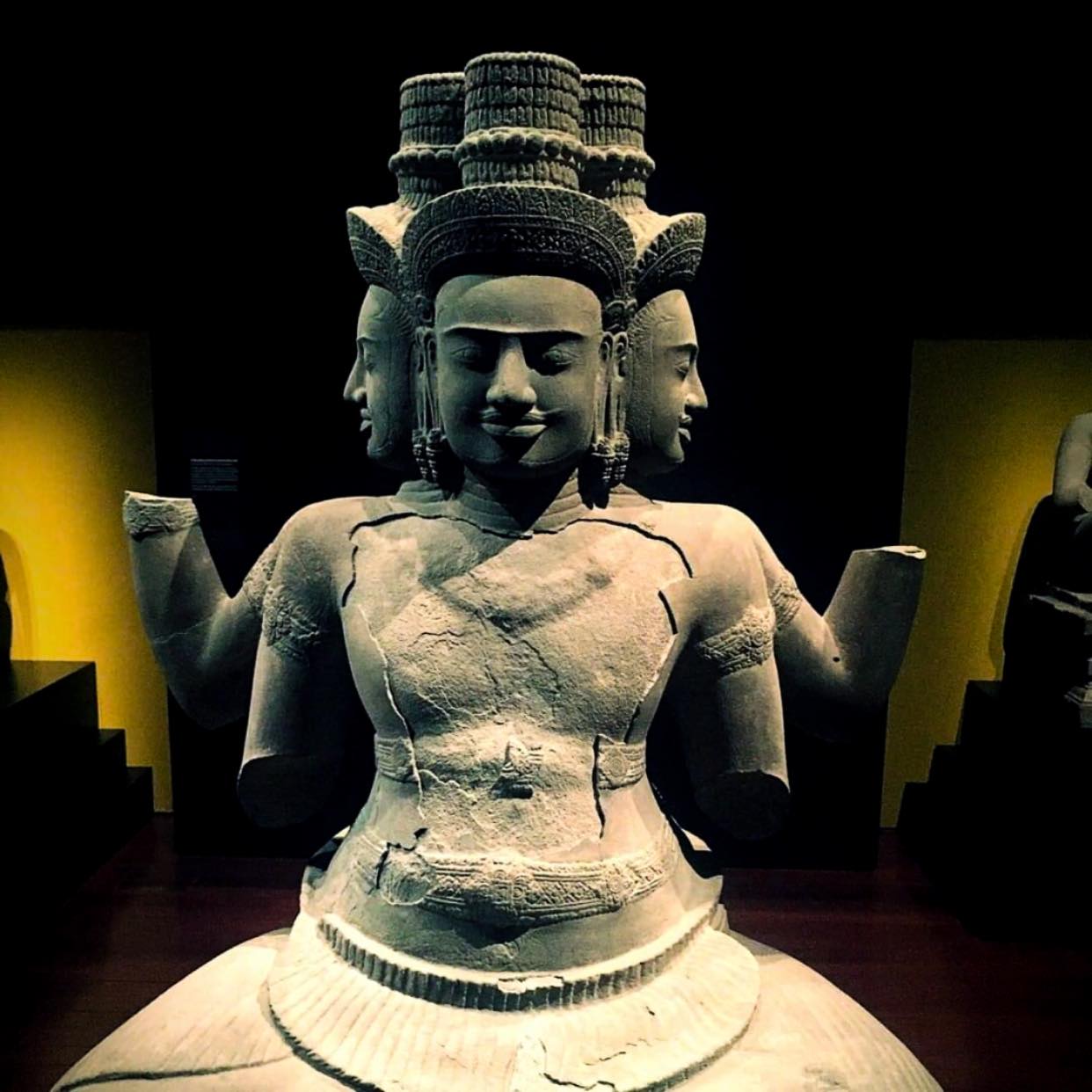 10th century Khmer Brahma sculpture at Metropolitan Museum of Art