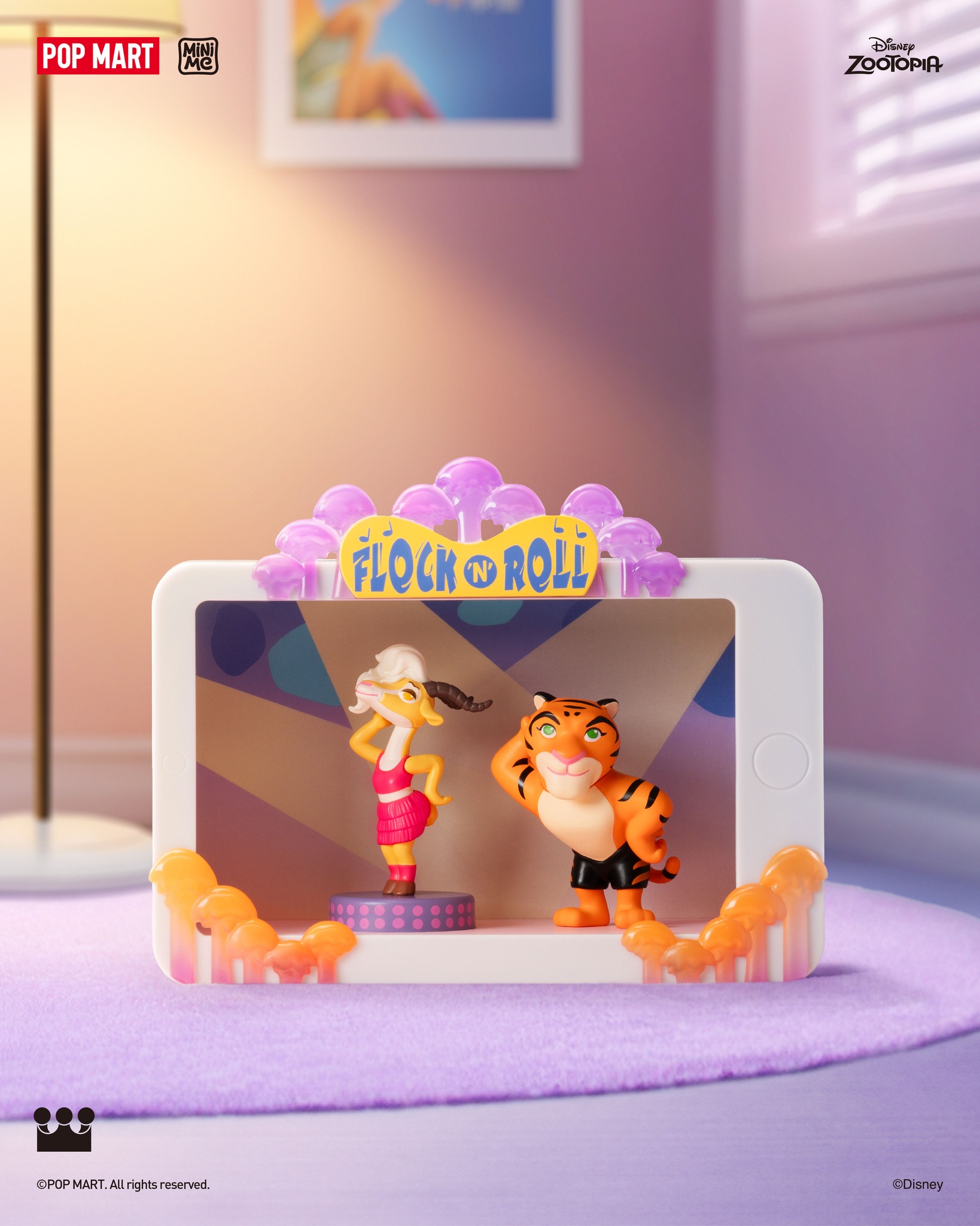 Flat Gashapon] Zootopia 2 Clear Rubber Coaster [Set of 5] [JP  display picture 1