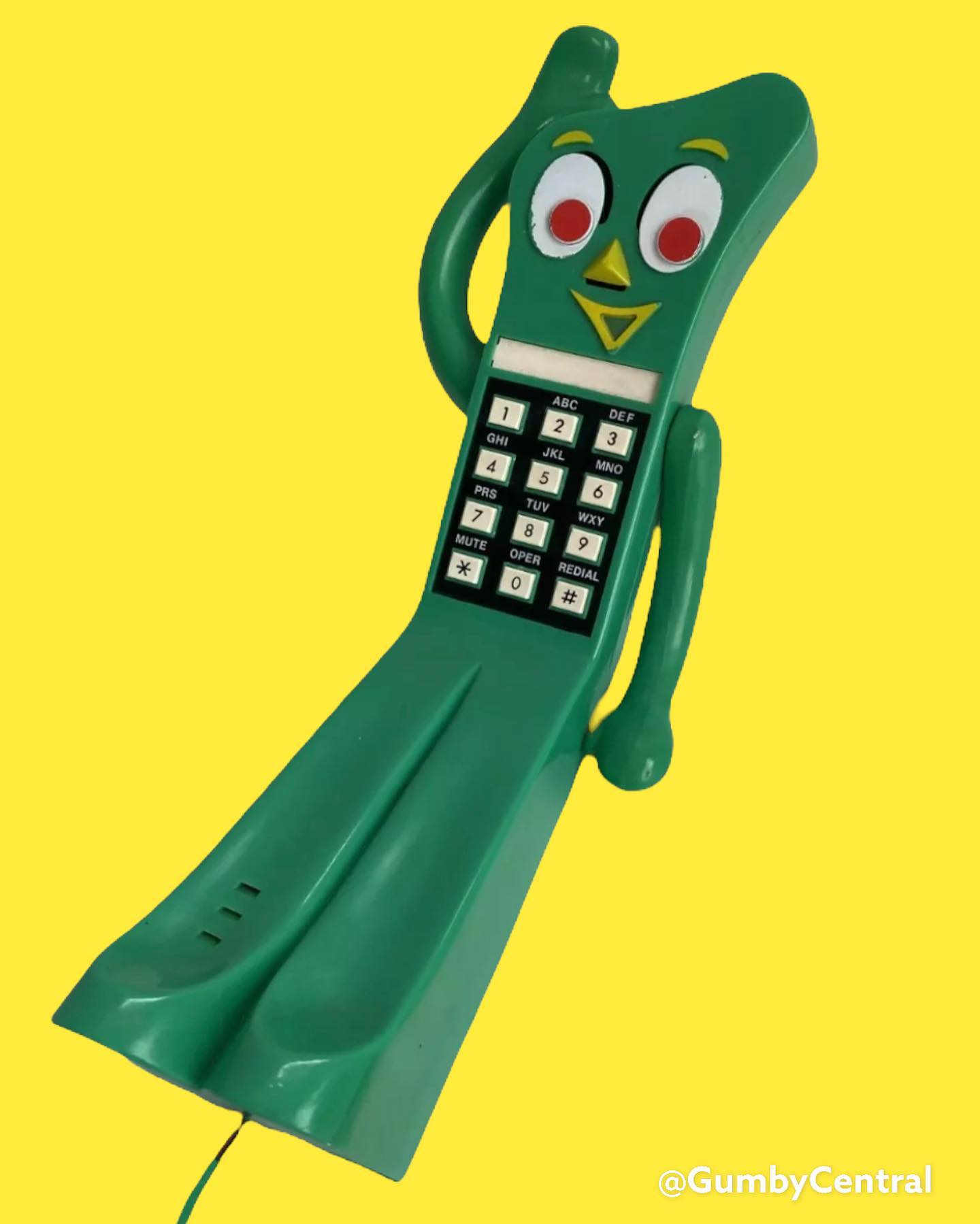 ?Call Me, Gumby? . #gumby #phone #vintage