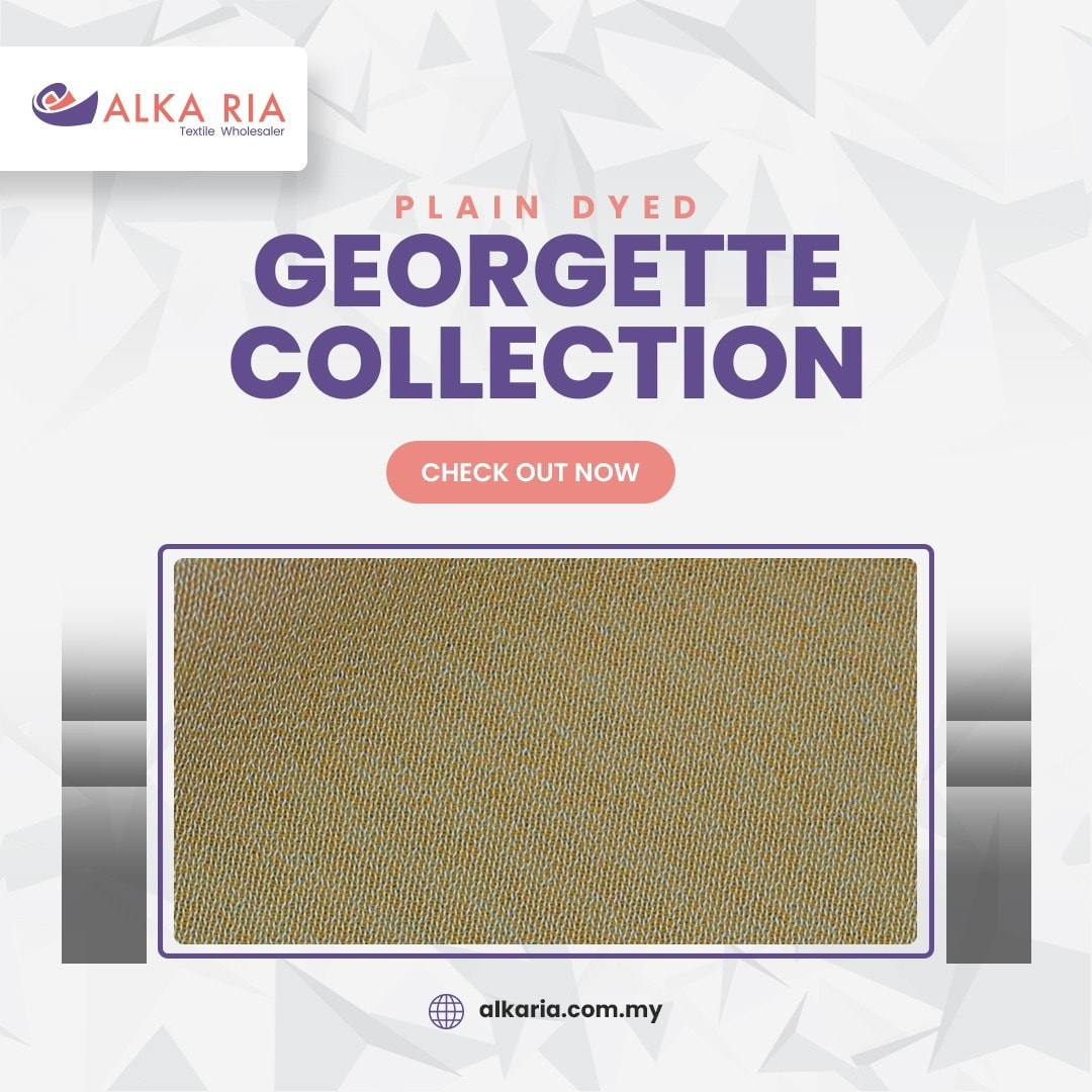 Alka Ria KL - Georgette is a crepe fabric that is usually composed of ...