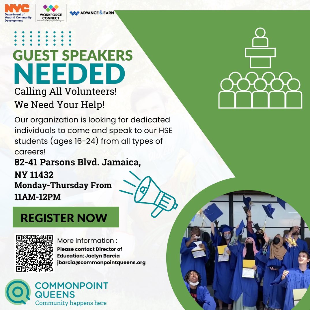 Commonpoint Queens Opportunity Youth | East Elmhurst NY