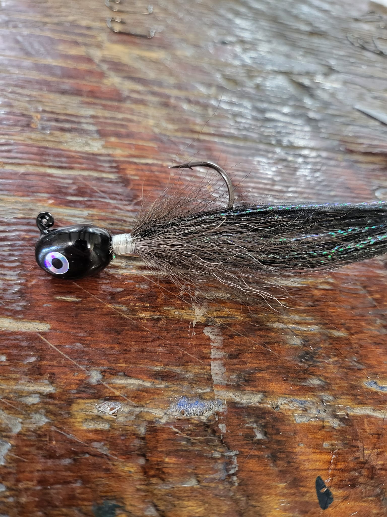 catching fish with hair lure Dude Jigs catching panfish with hair jigs