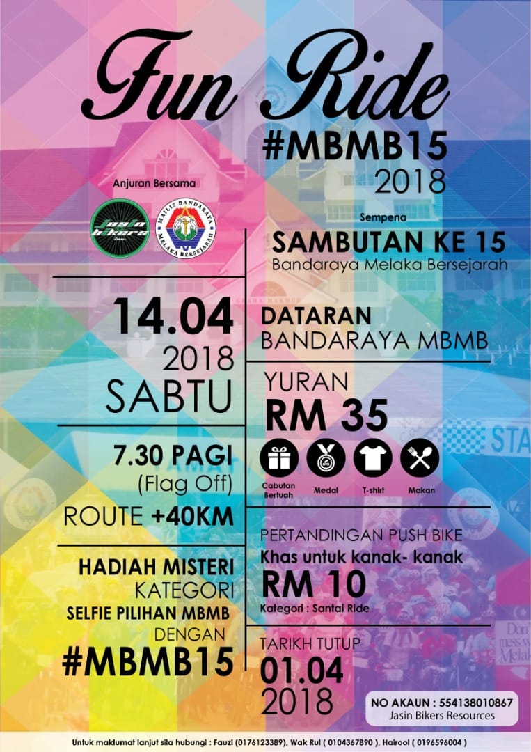 MBMB RIDERS - Jom warga Bandaraya Melaka.. sempena... | Facebook