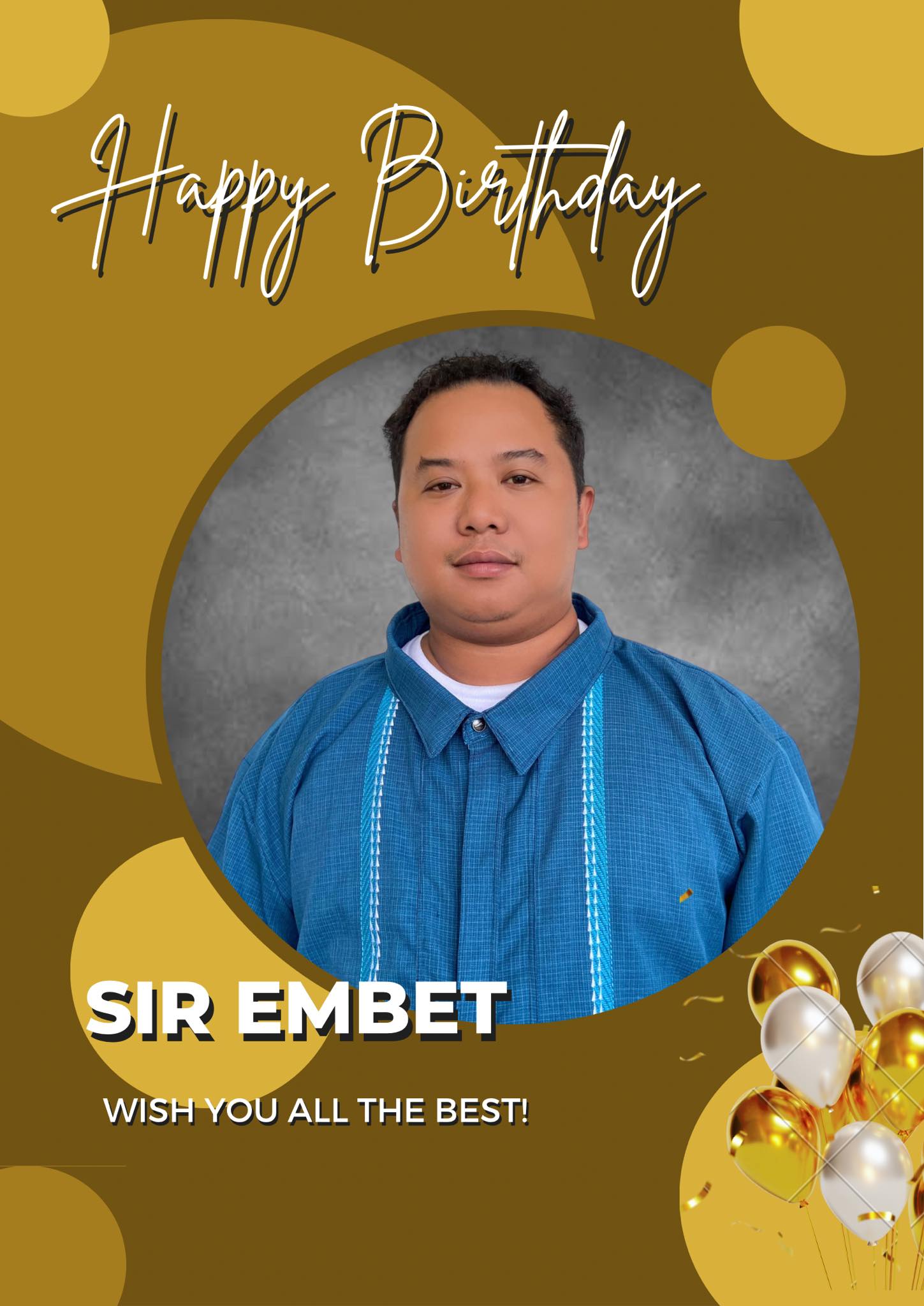 Sagrada - Happiest Birthday Sir Embet! 🎉🎉🎉 May this special day brings ...