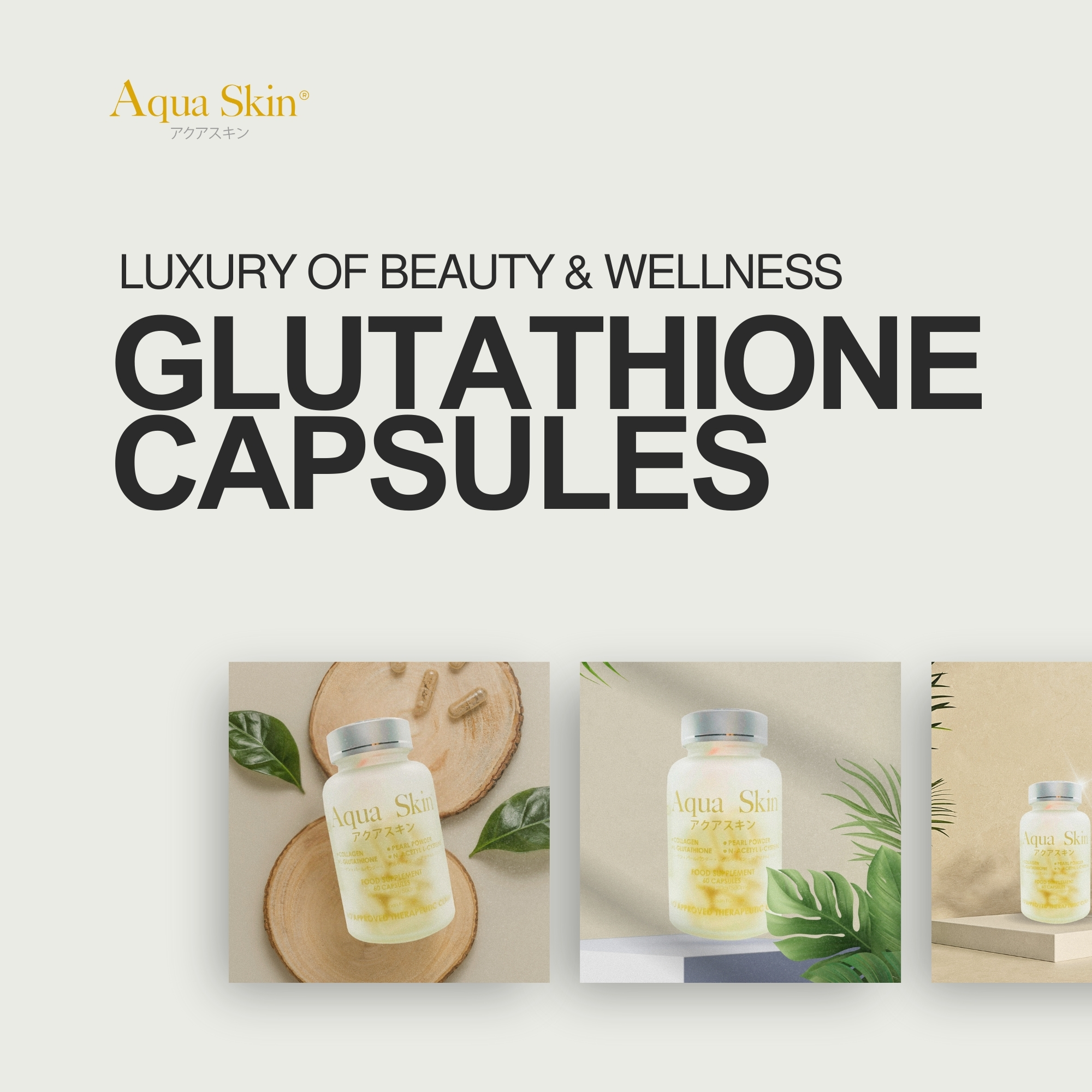 aqua skin glutathione capsule AquaCaps Legit Store cell Color:30 CT Real Results: Before and