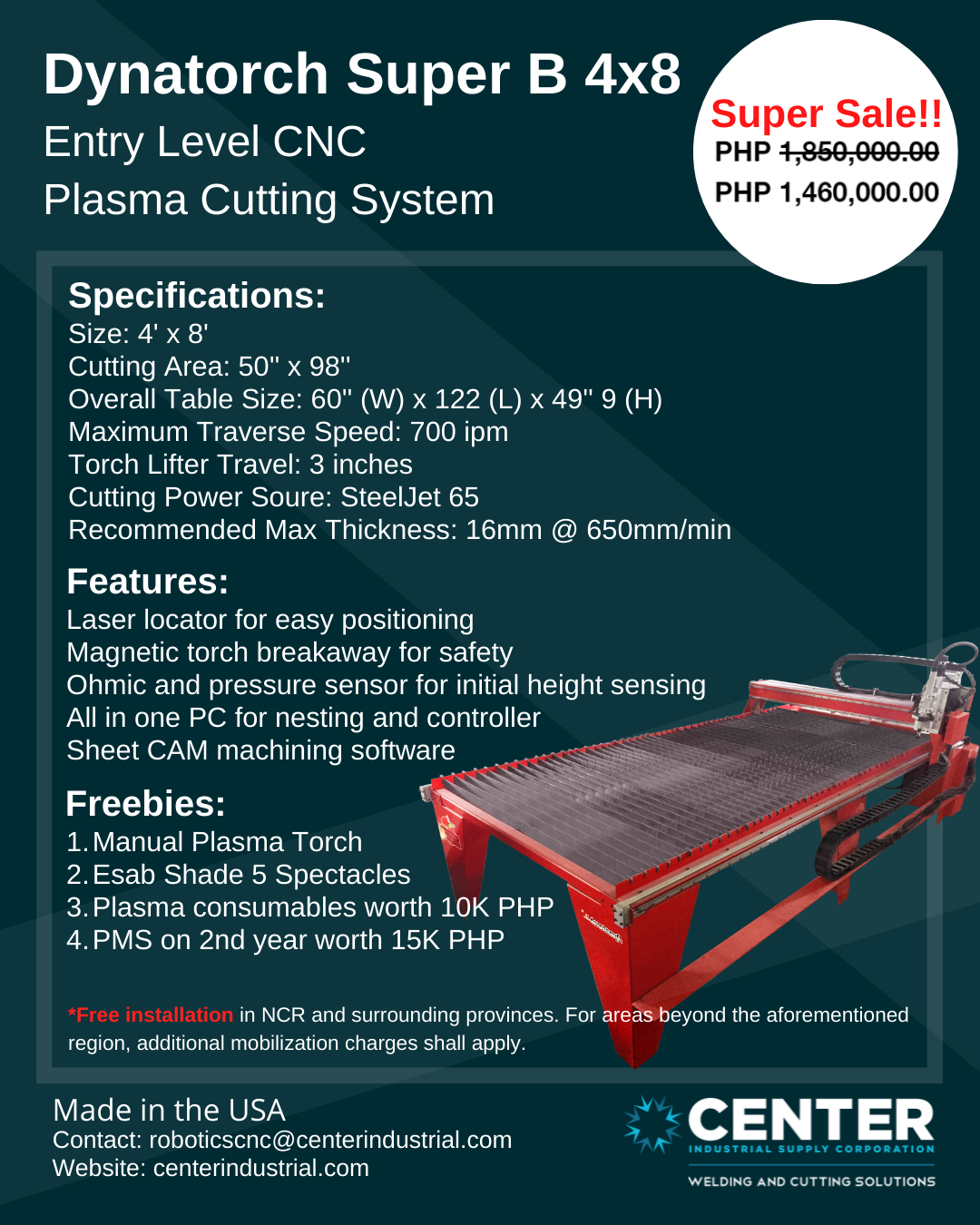 Center Industrial Supply Corporation - SUPER SALE! Check out our latest ...