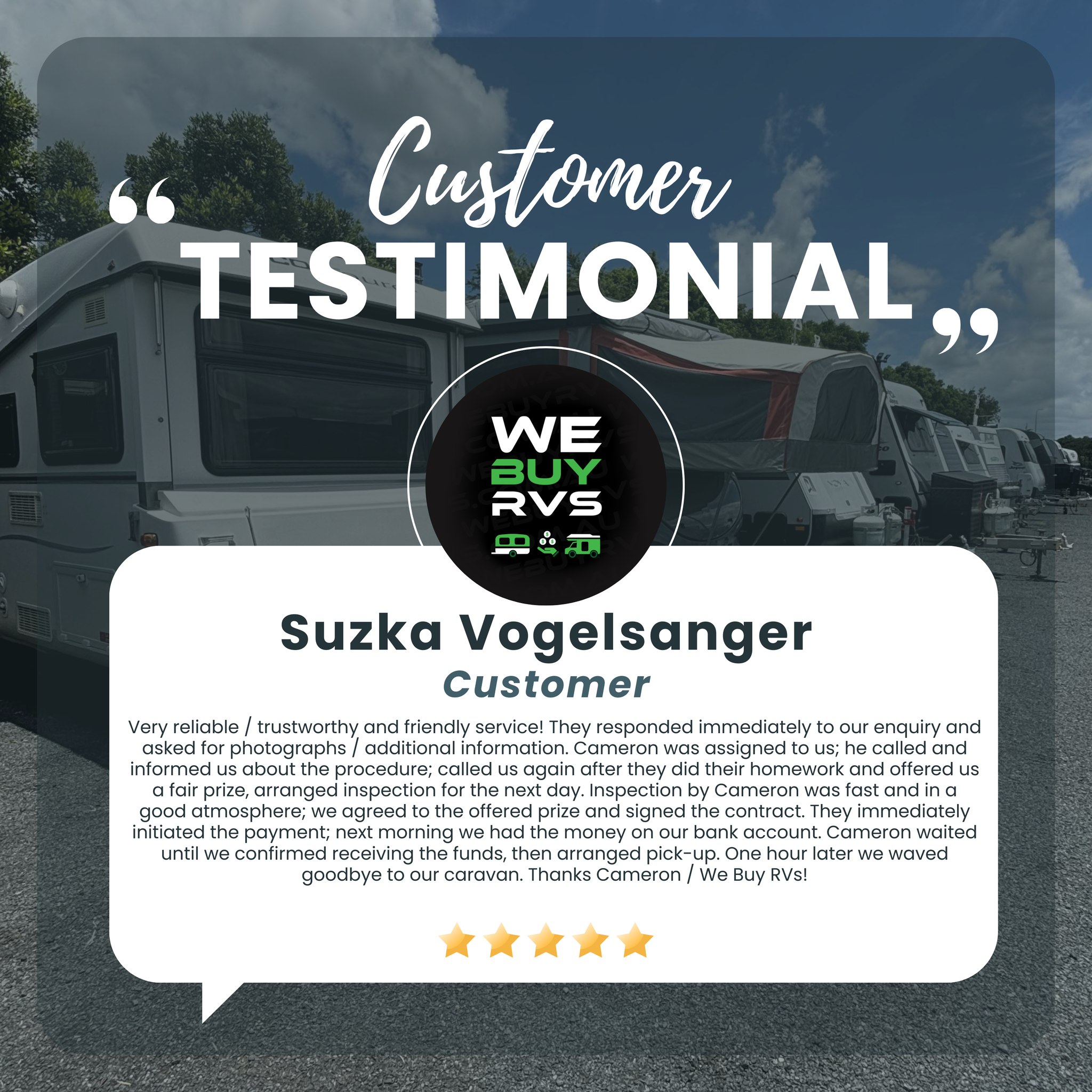 We Buy RVs Australia