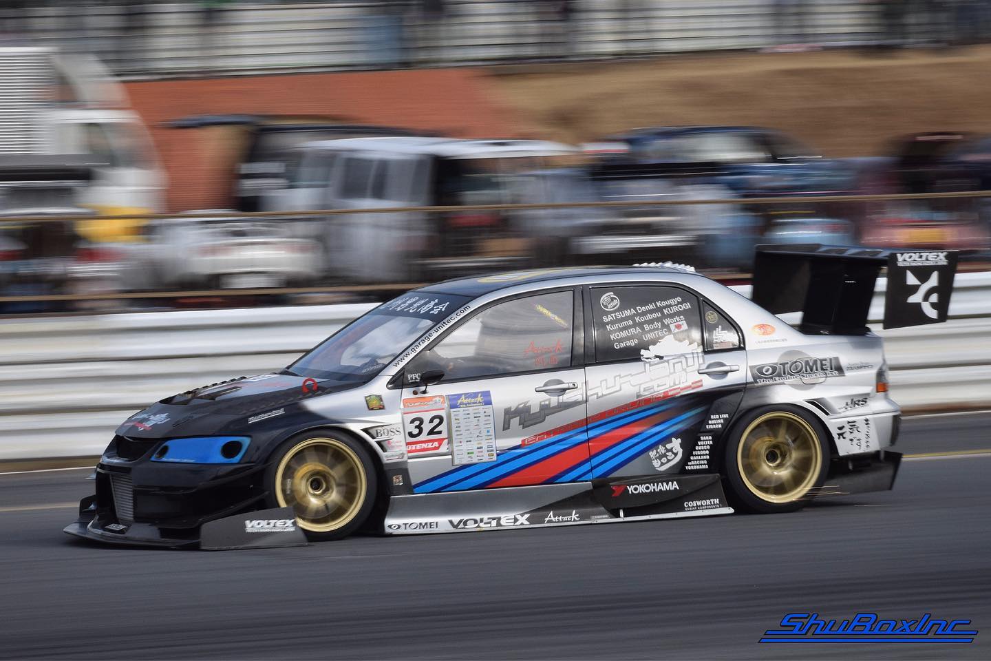 The ARVOU S2000. Best time of 53.887 on 295/35/18 A050s at Tsukuba