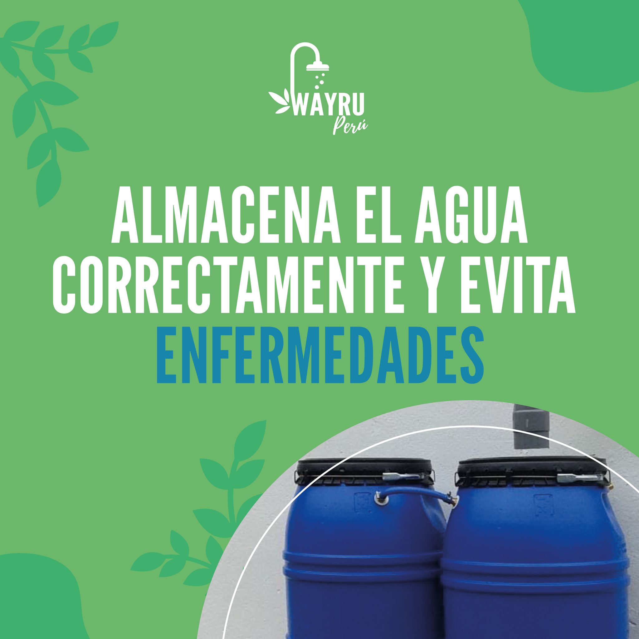Wayru Perú - 🔒💦 ¿Sabías que tapar los recipientes donde...