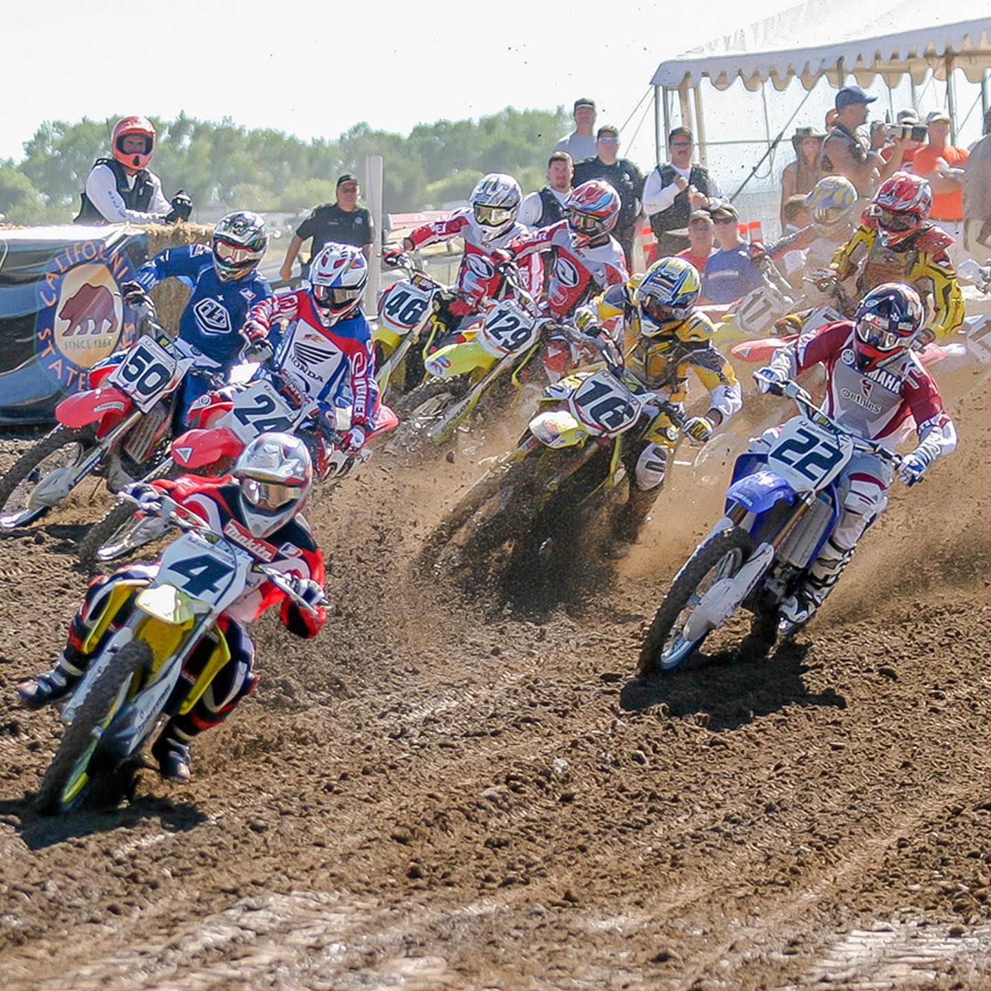 Name all the riders from front to back.... - Motocross Action