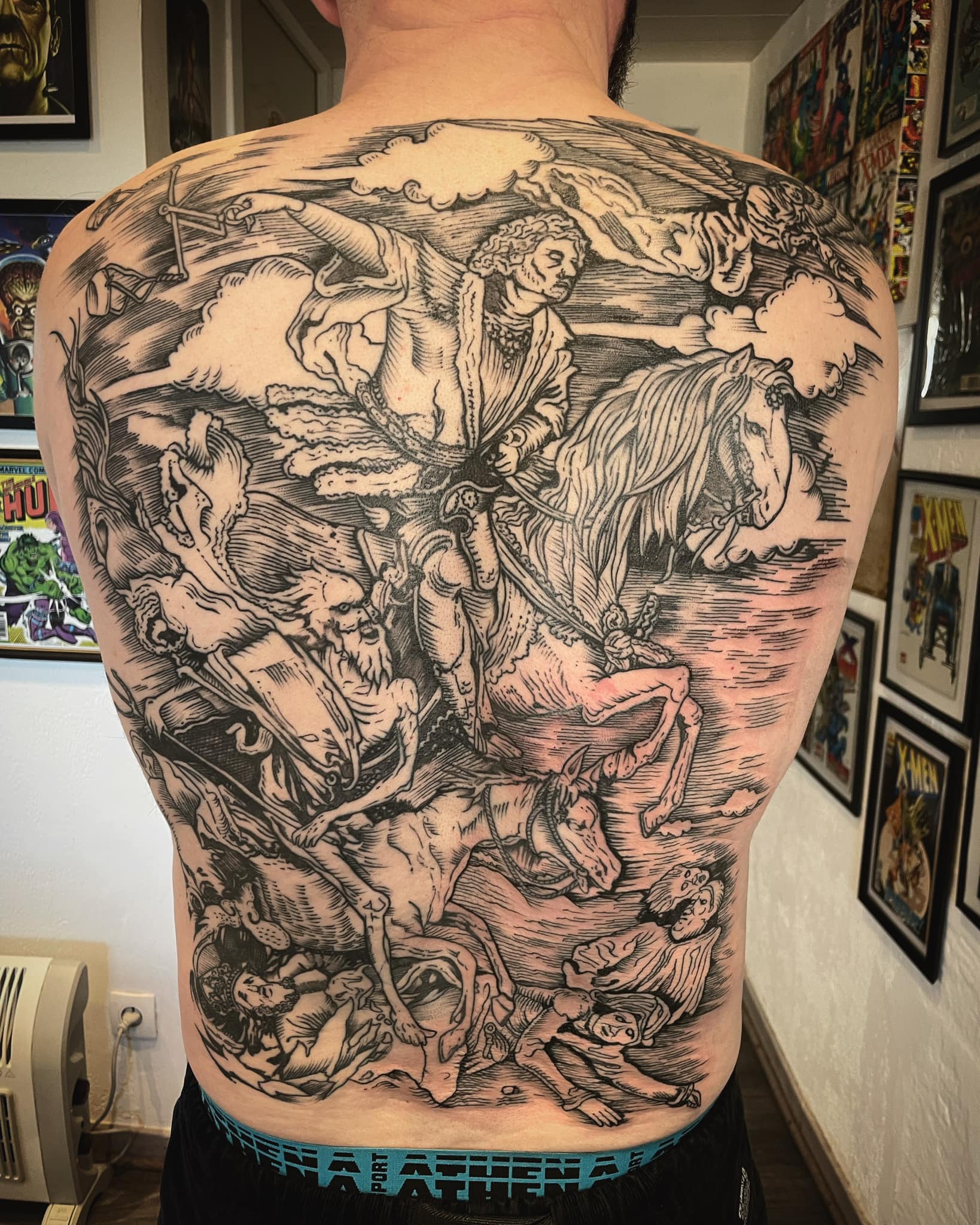Les 4 Cavaliers De L Apocalypse Tatouage