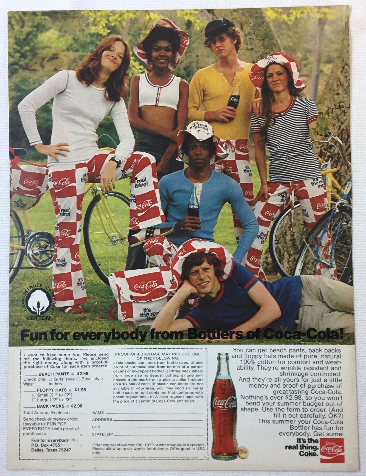 vintage coca cola pants from 70's