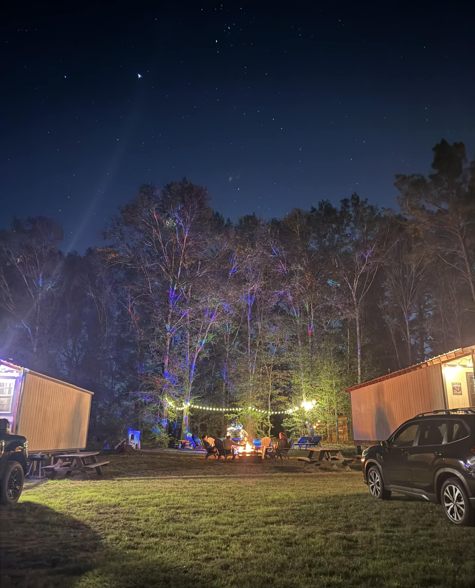 Outpost - Nights in our Courtyard, with good company, under the stars ...