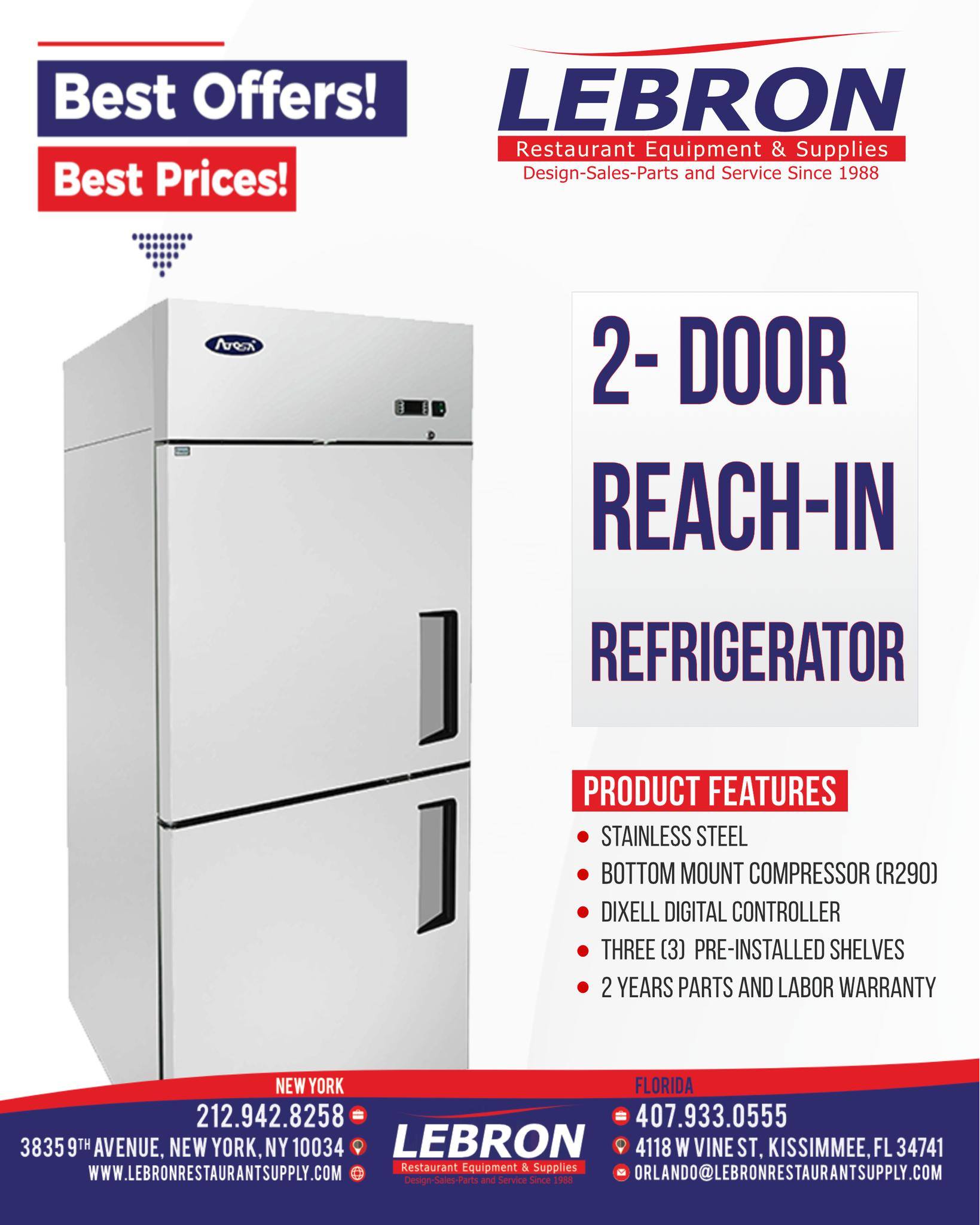 48 inches two glass door refrigerator LG1000 Looking to remodel