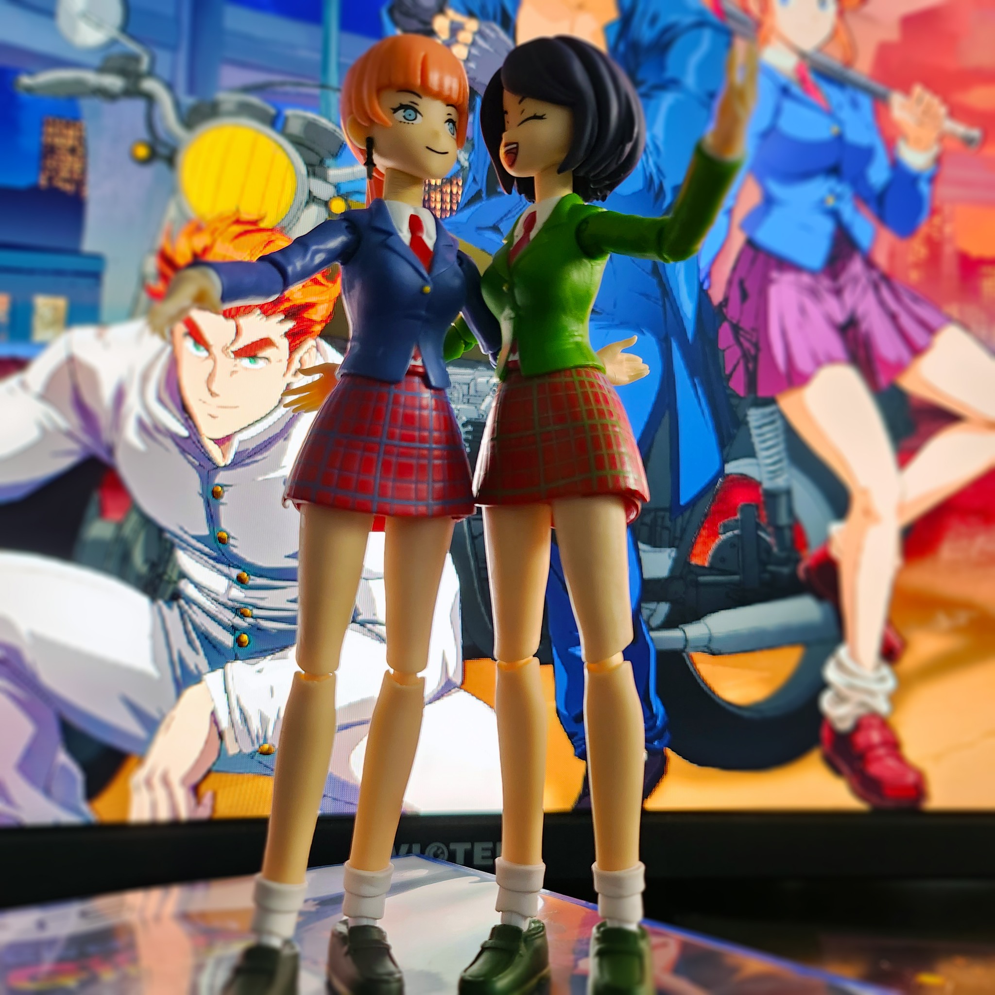 Misako and Kyoko figures in all their 90's glory and style. These
