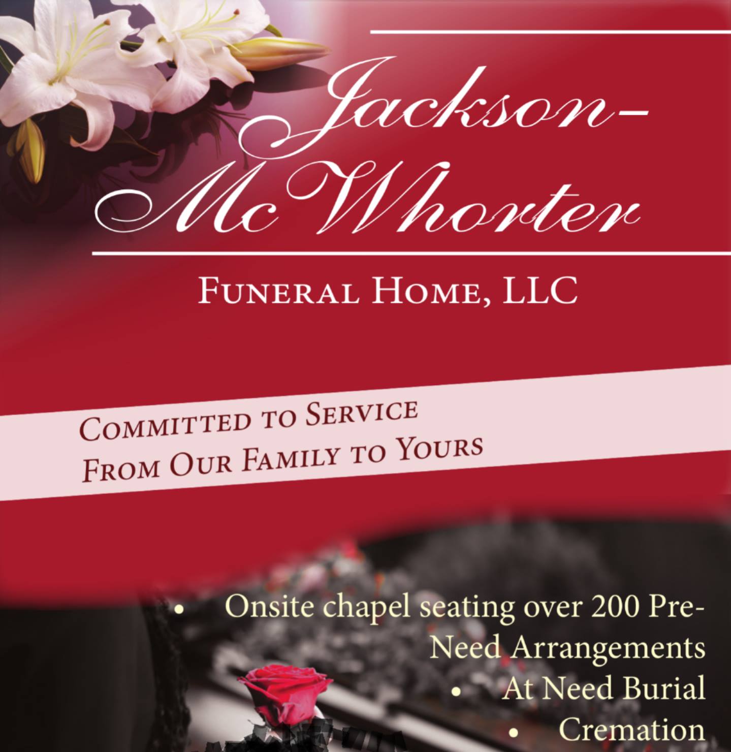 Facebook remembers lives lost at Jackson-McWhorter.
